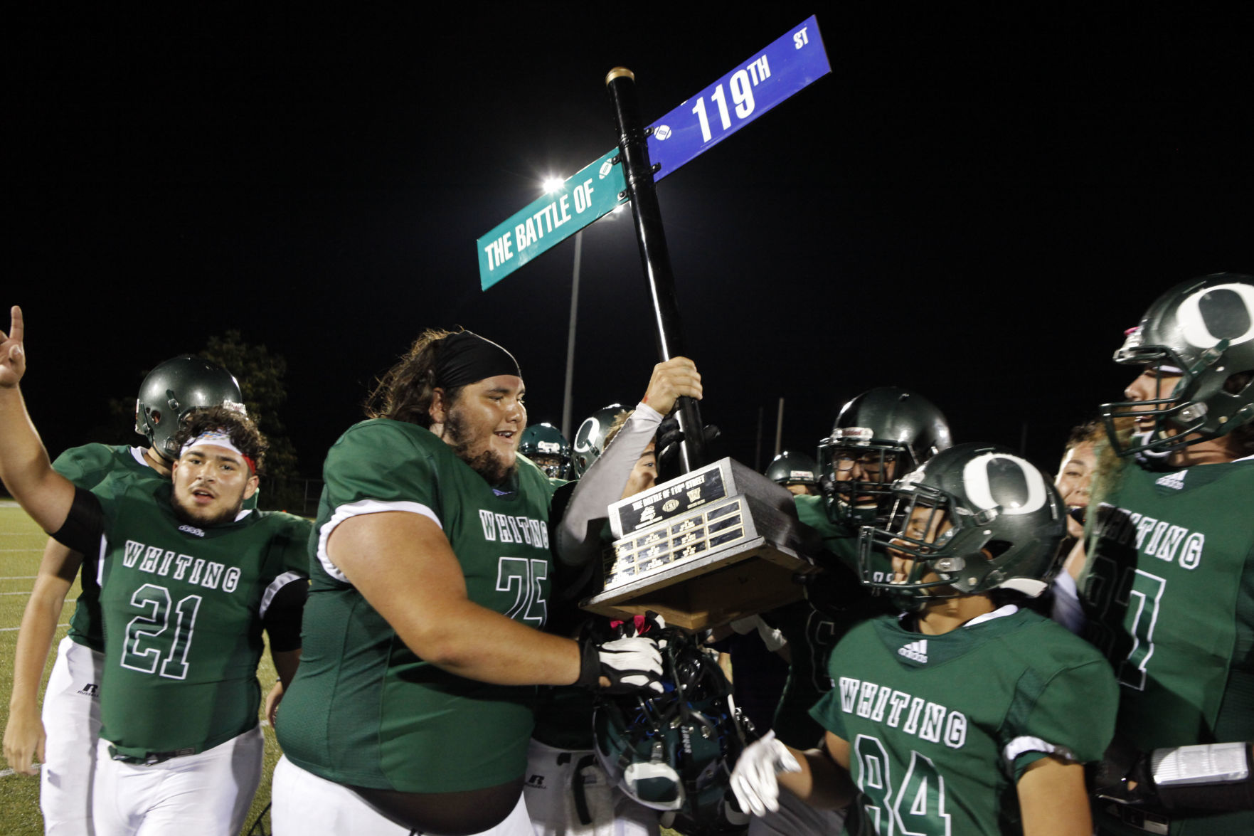 Clark at Whiting football